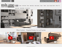 Tablet Screenshot of milanosmartliving.com